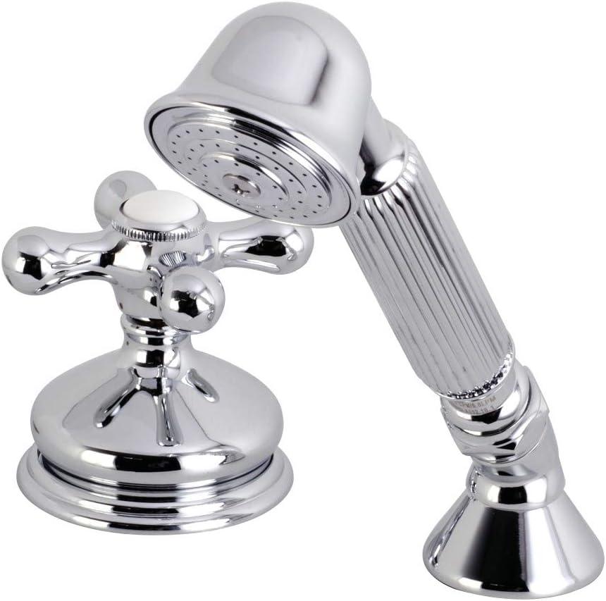 Polished Chrome Deck Mount Hand Shower with Diverter