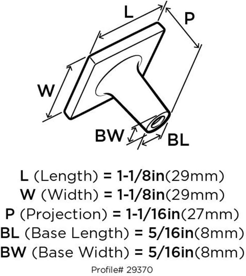 Amerock Extensity Cabinet or Furniture Knob