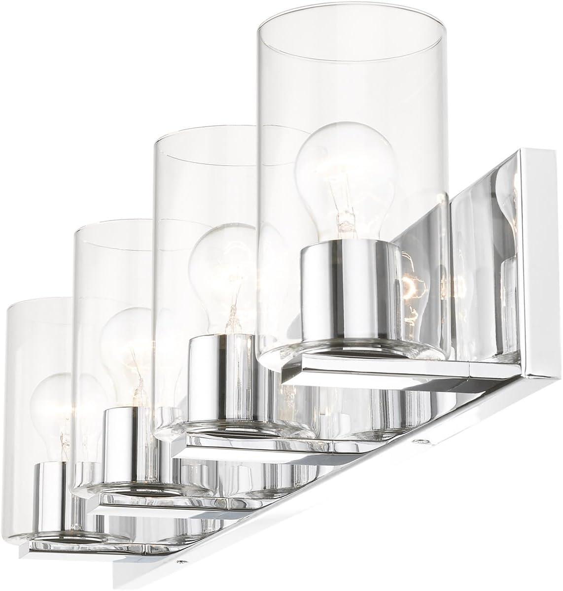 Livex Lighting Zurich 4 - Light Vanity in  Polished Chrome