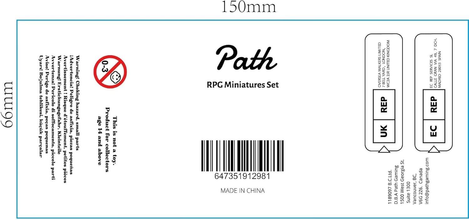 50 Unique Miniatures Fantasy Tabletop RPG Figures for Dungeons and Dragons, Pathfinder Roleplaying Games. Bulk unpainted, Great for D&D