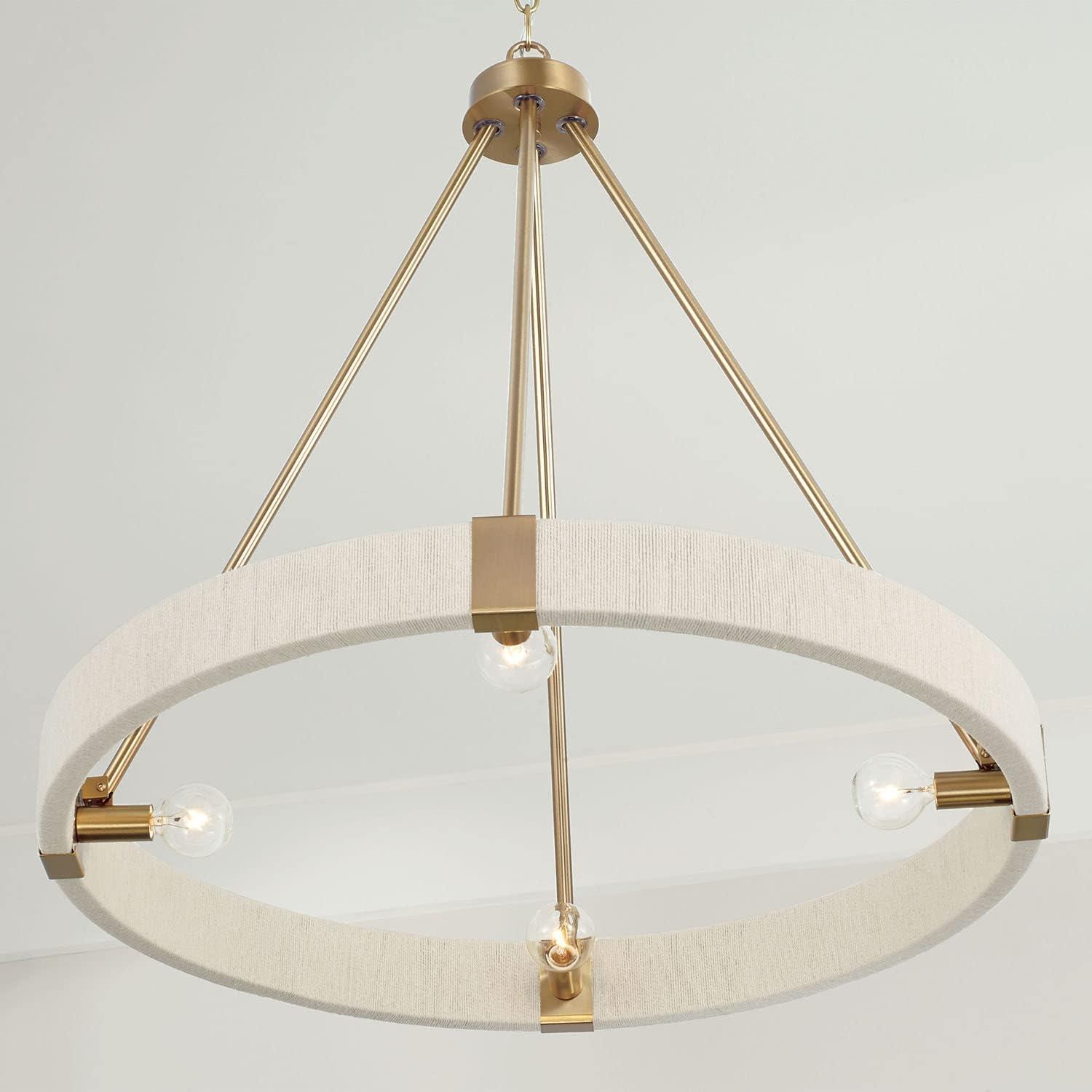 Capital Lighting Delaney 4 - Light Chandelier in  Matte Brass