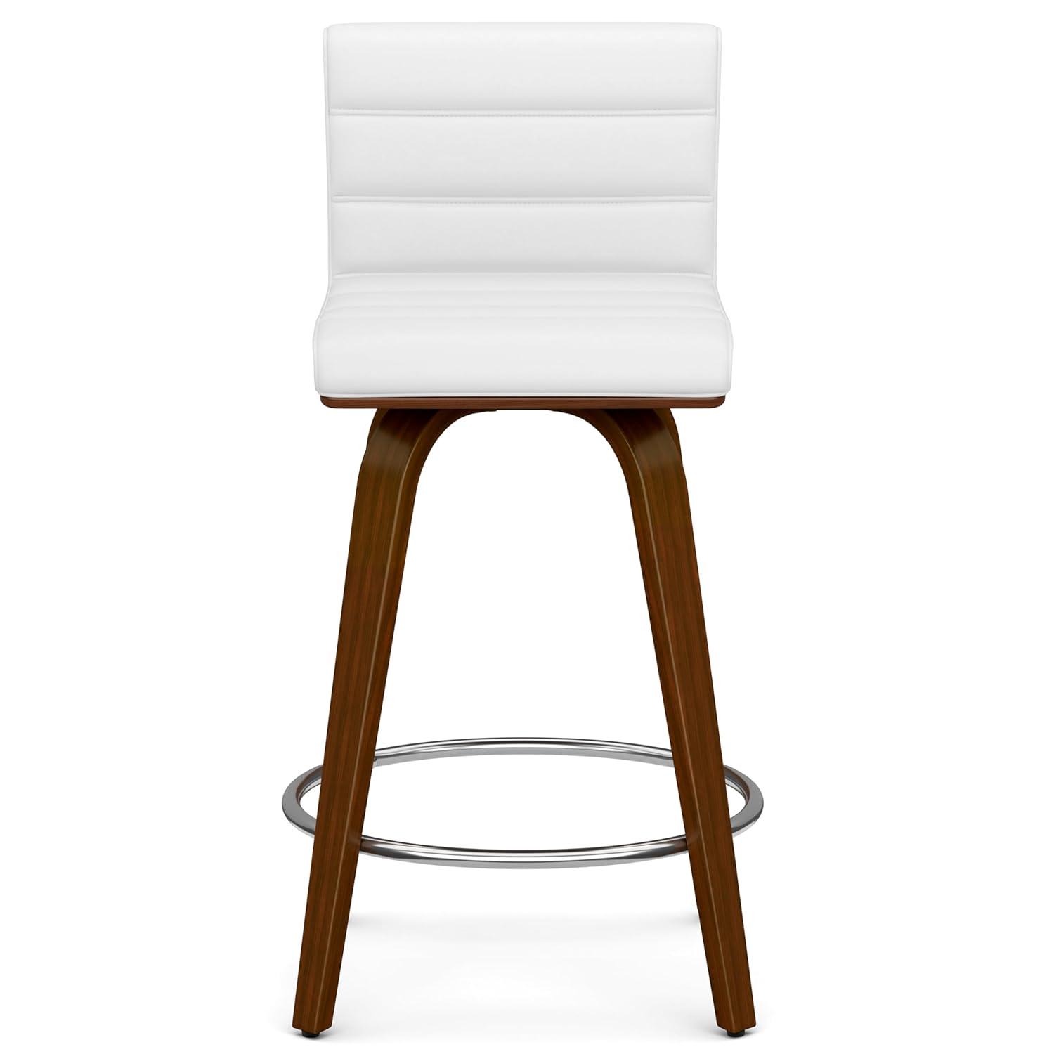 Roland Swivel Upholstered Counter Stool