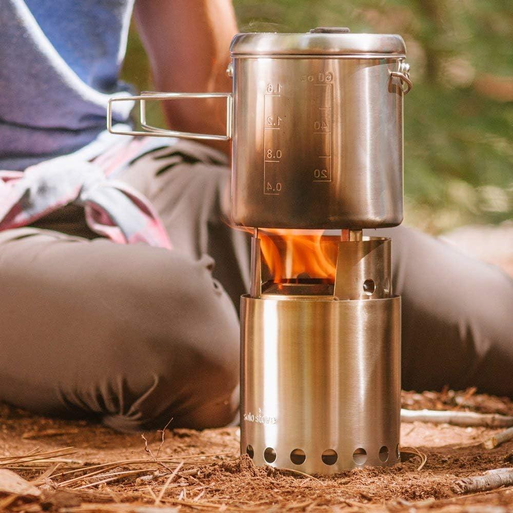 Solo Stove Titan Portable Outdoor Wood Burning Camping Backpacking Camp Stove