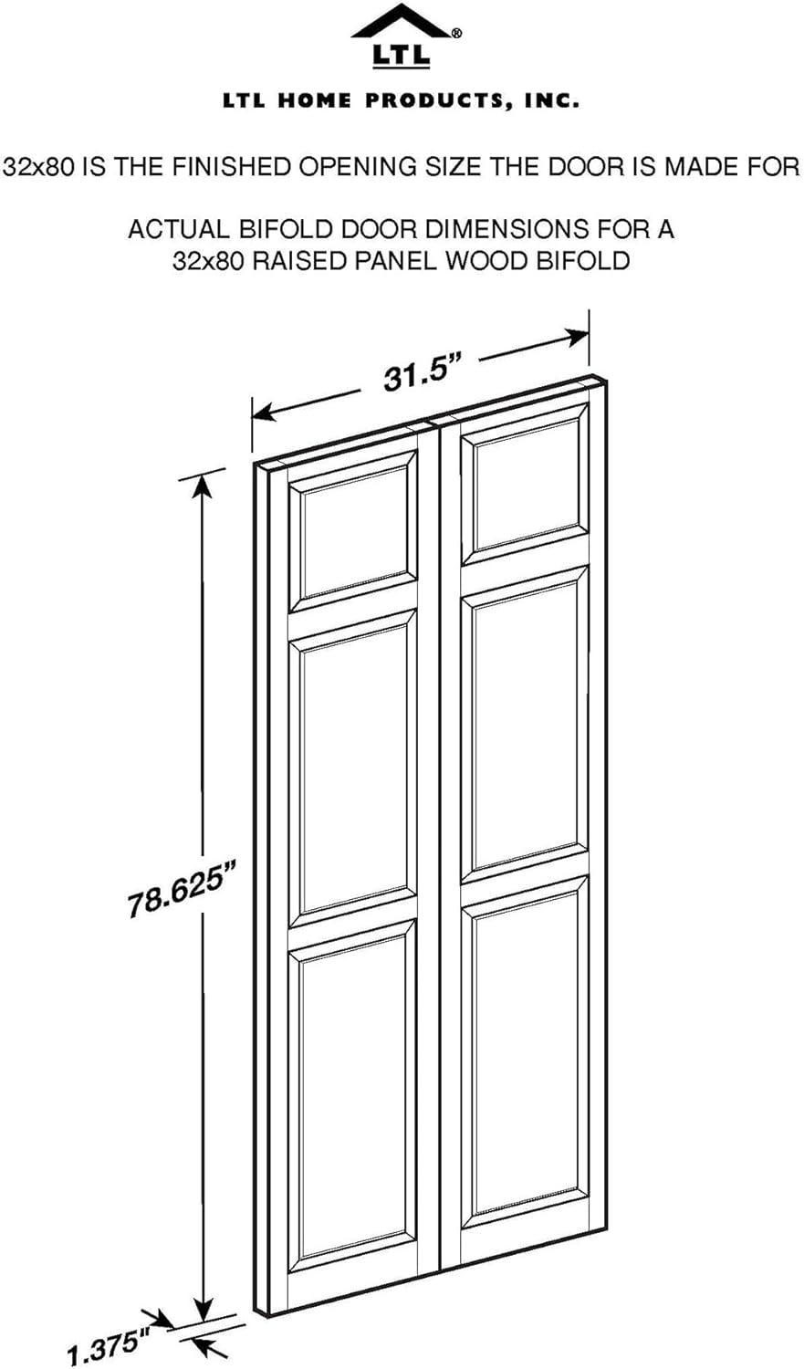 LTL Home Products Pinecroft Victorian Glass Bifold