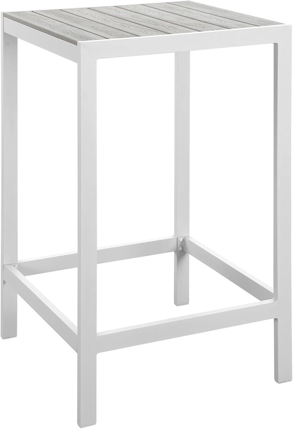 Modway Maine Aluminum Outdoor Patio Bar Table & Reviews | Wayfair