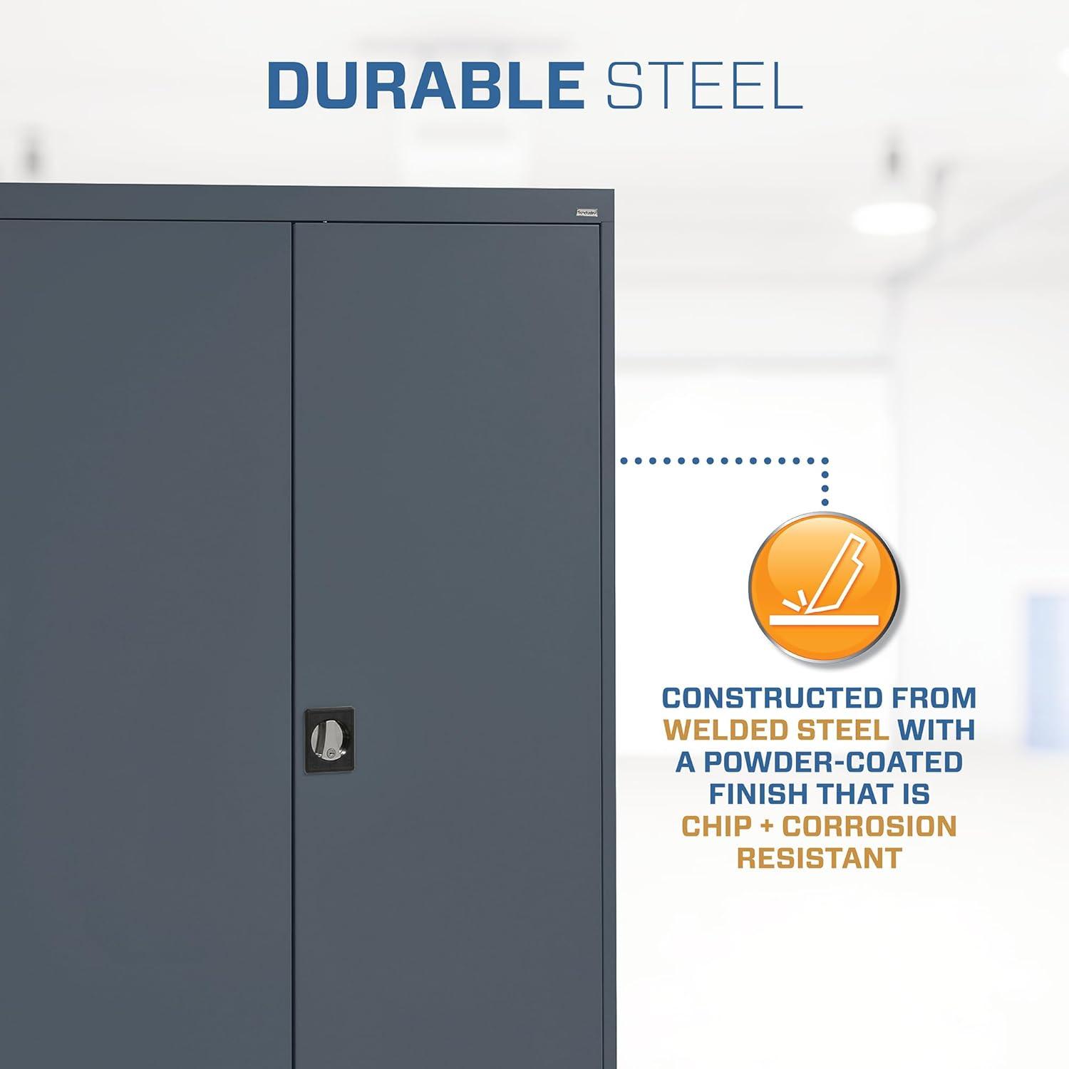 Sandusky Cabinets Sandusky Lee Elite 24" D x 46" W x 72" H, Steel Garage Storage Cabinet by Sandusky