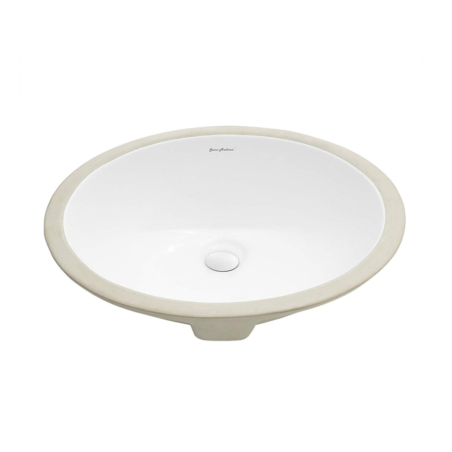 Trocadéro 18 Oval Under-Mount Bathroom Sink