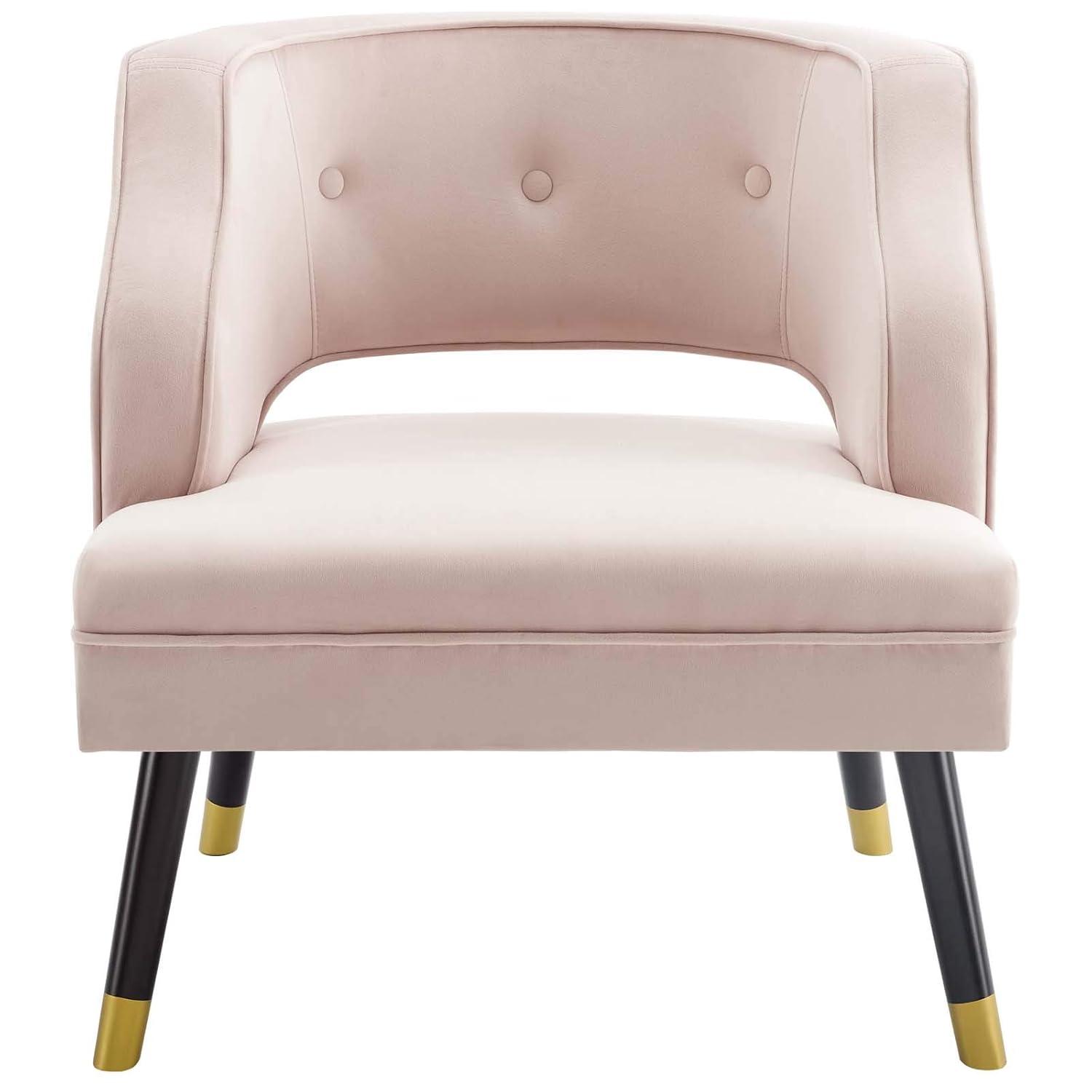 Carson Carrington Taktsberget Velvet Armchair by Modway