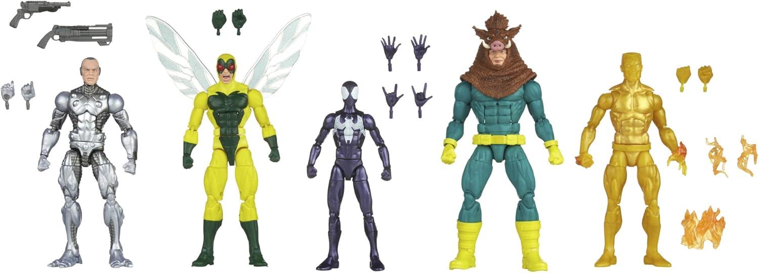 Marvel Legends Spider-Man Villains 5-Pack Action Figures Set