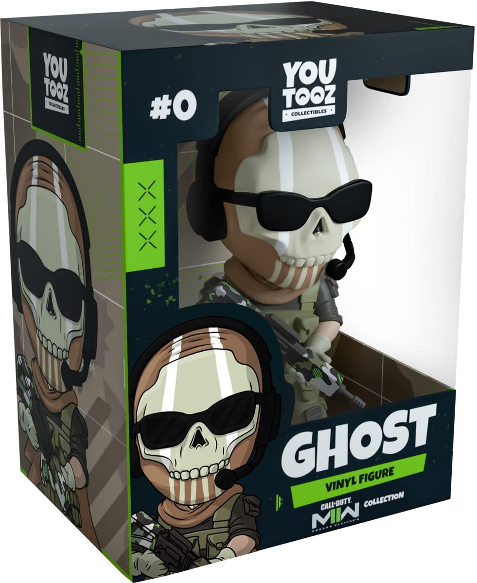 Youtooz Ghost 4.6" Vinyl Figure, Official Licensed Collectible Ghost from Call of Duty: Modern Warfare 2, Video Game Figure by Youtooz Modern Warfare 2 Collection
