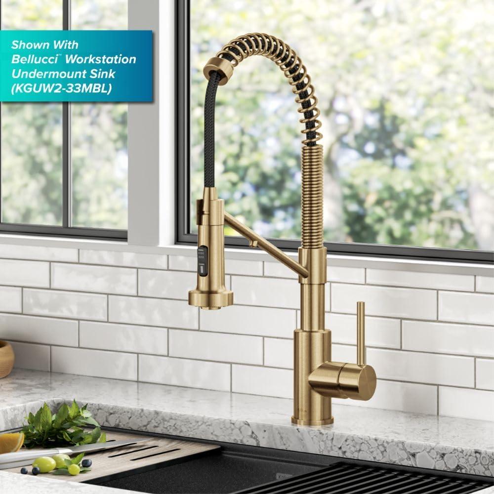 KRAUS Bolden 2-in-1 Commercial Style Pull-Down Single Handle Water Filter Kitchen Faucet for Reverse Osmosis or Water Filtration System