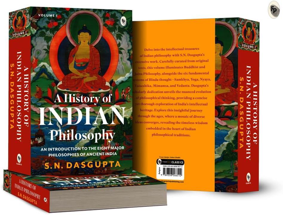 A History of Indian Philosophy: Vol. I, Multicolor Hardcover Book