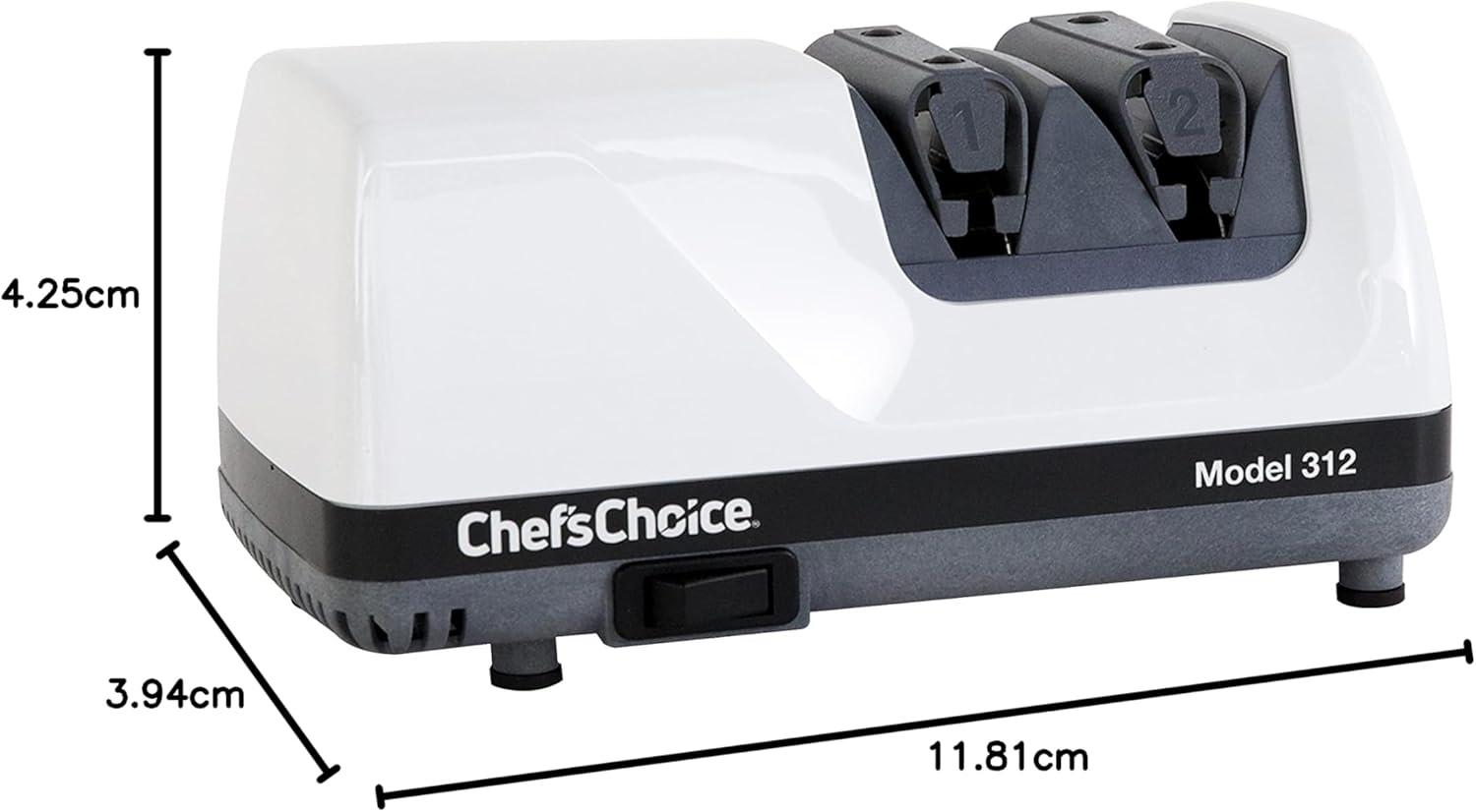 Chef'sChoice White 2-Stage Electric Knife Sharpener