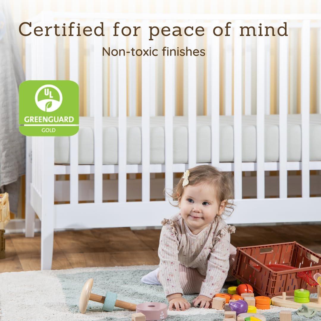 Lala Greenguard Gold Certified 3 -in-1 Convertible Crib