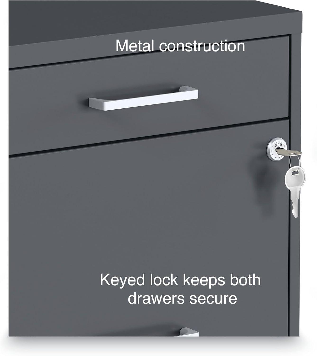 Inbox Zero 14'' Wide 3 -Drawer Steel File Cabinet
