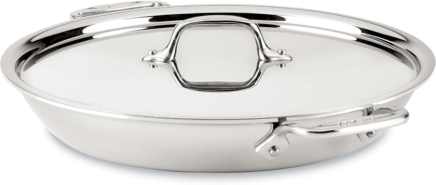 All-Clad 3-Quart Stainless Steel Universal Pan with Lid