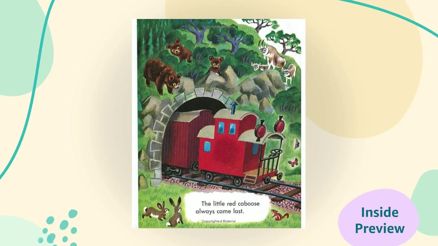 Little Golden Book The Little Red Caboose, (Hardcover)