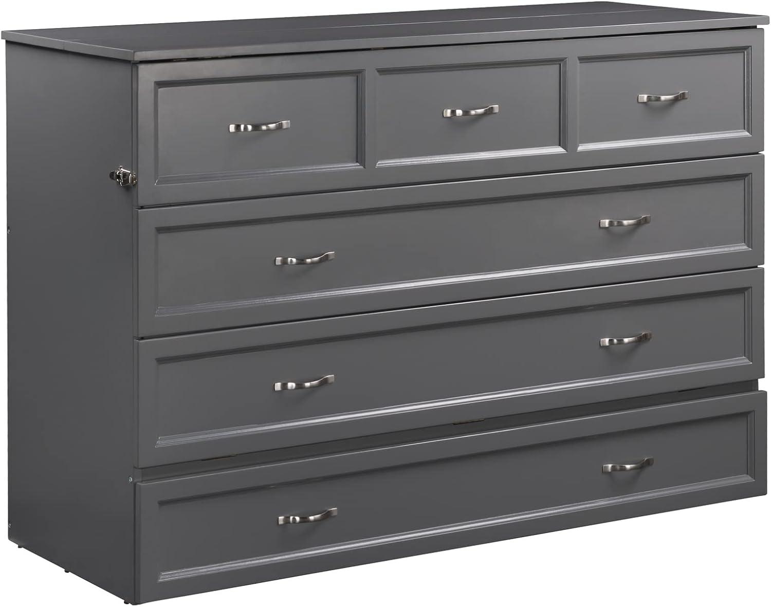 Queen Deerfield Murphy Bed Chest - AFI