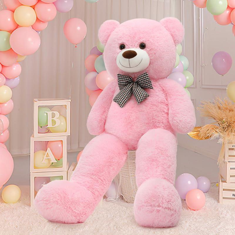 MorisMos Giant Teddy Bear 4ft Stuffed Animal Soft Big Bear Plush Toy
