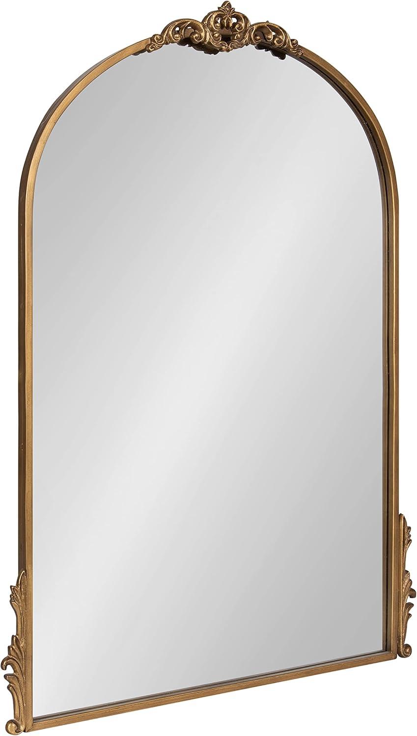 Kate and Laurel Myrcelle Decorative Framed Wall Mirror, 25x33, Gold