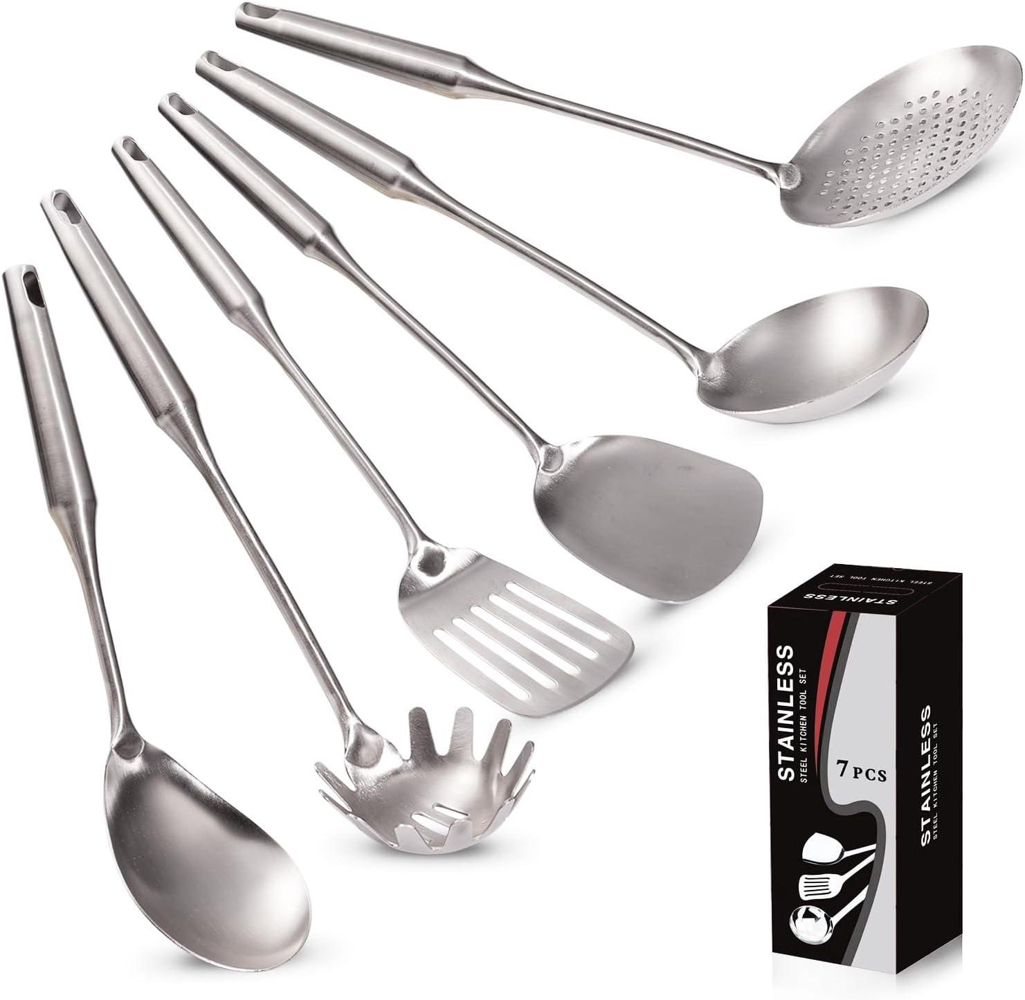 JADOOG JADOOG 6 Piece Stainless Steel Cooking Utensil Set
