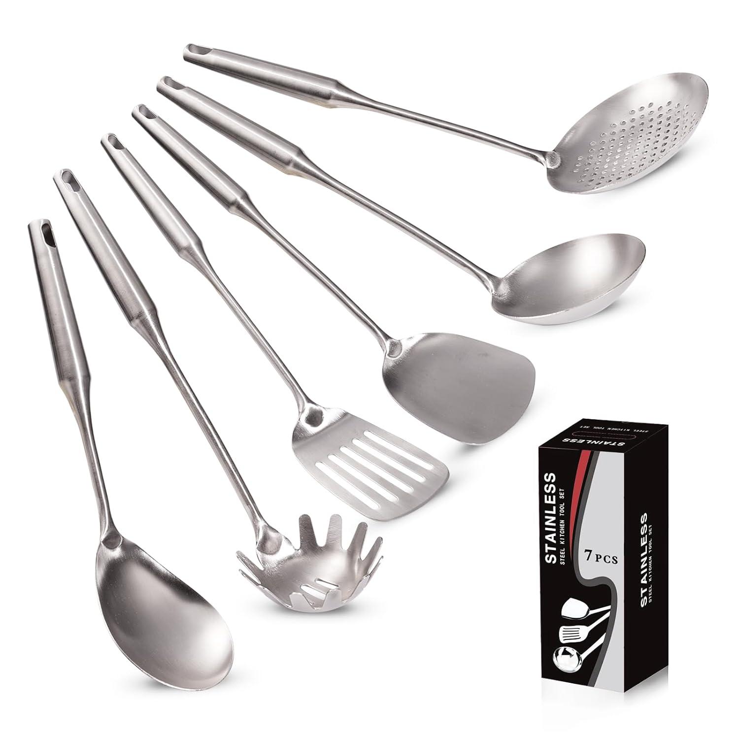 JADOOG JADOOG 6 Piece Stainless Steel Cooking Utensil Set