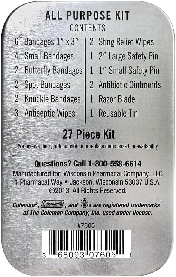 Coleman All Purpose First Aid Kit, 27 count