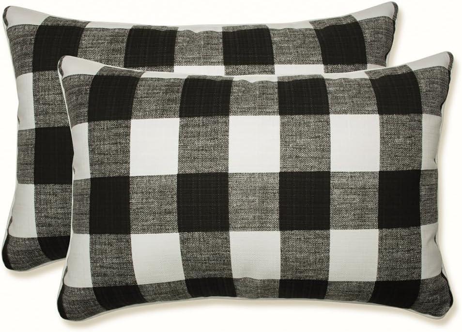 Pillow Perfect Anderson Plaid Indoor/Outdoor Throw Pillow (Set of 2)
