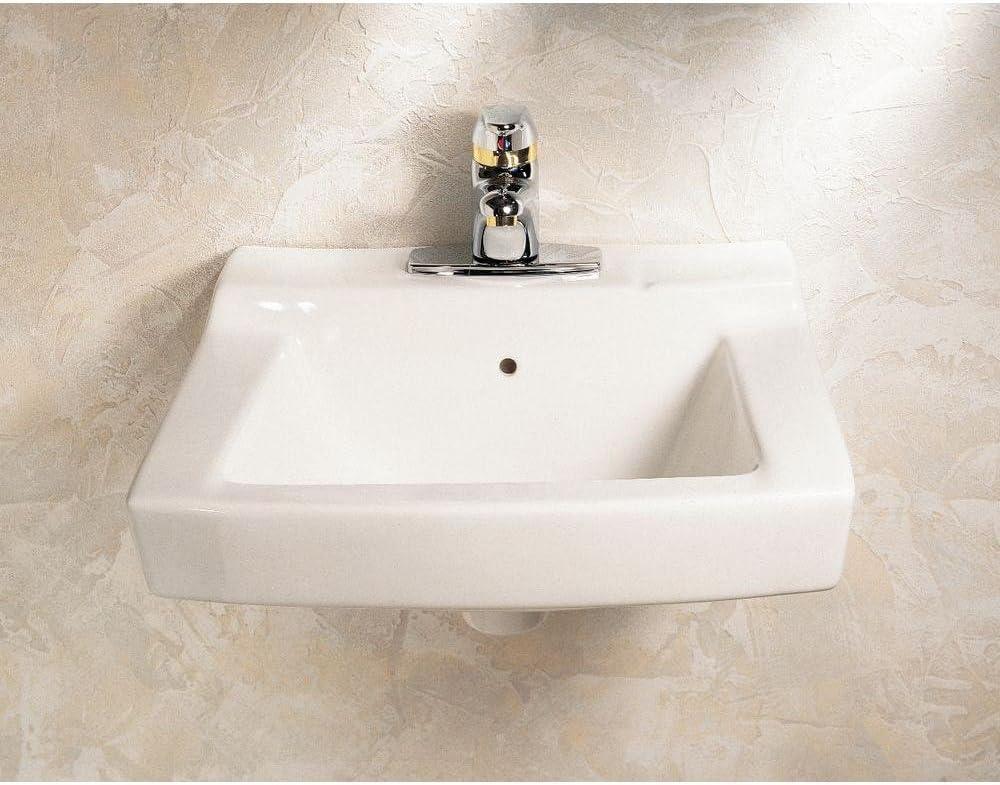 American Standard Declyn 17'' Vitreous China Square Bathroom Sink with Overflow