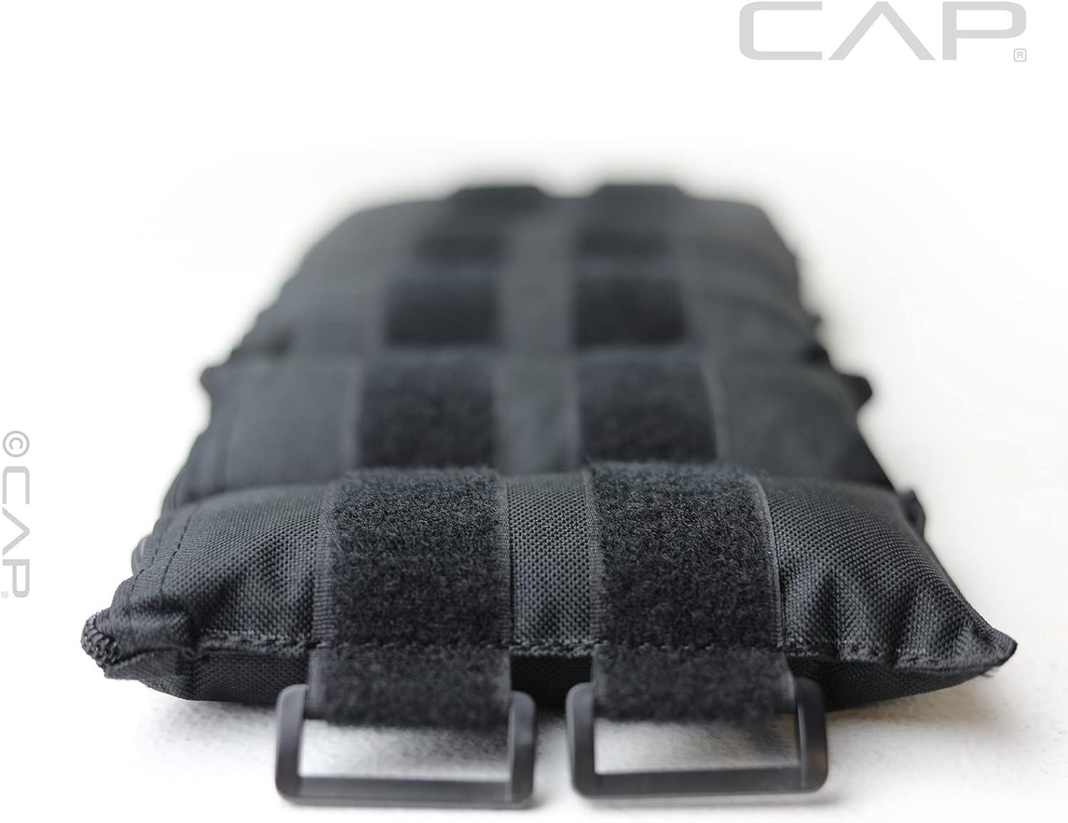 CAP Barbell Adjustable Ankle Pair Body Weight - Black 20lbs