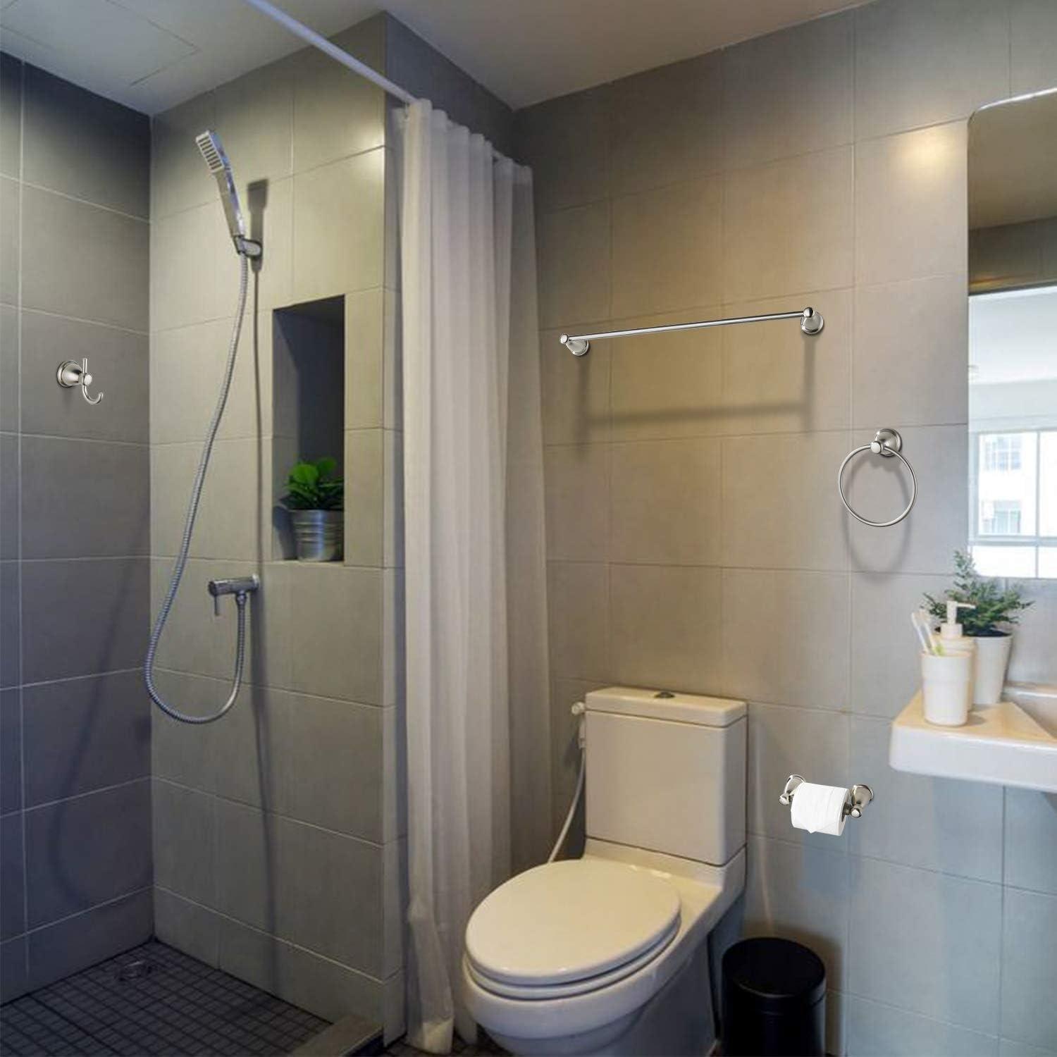 Beloky JA22F9 4 - Piece Bathroom Hardware Set