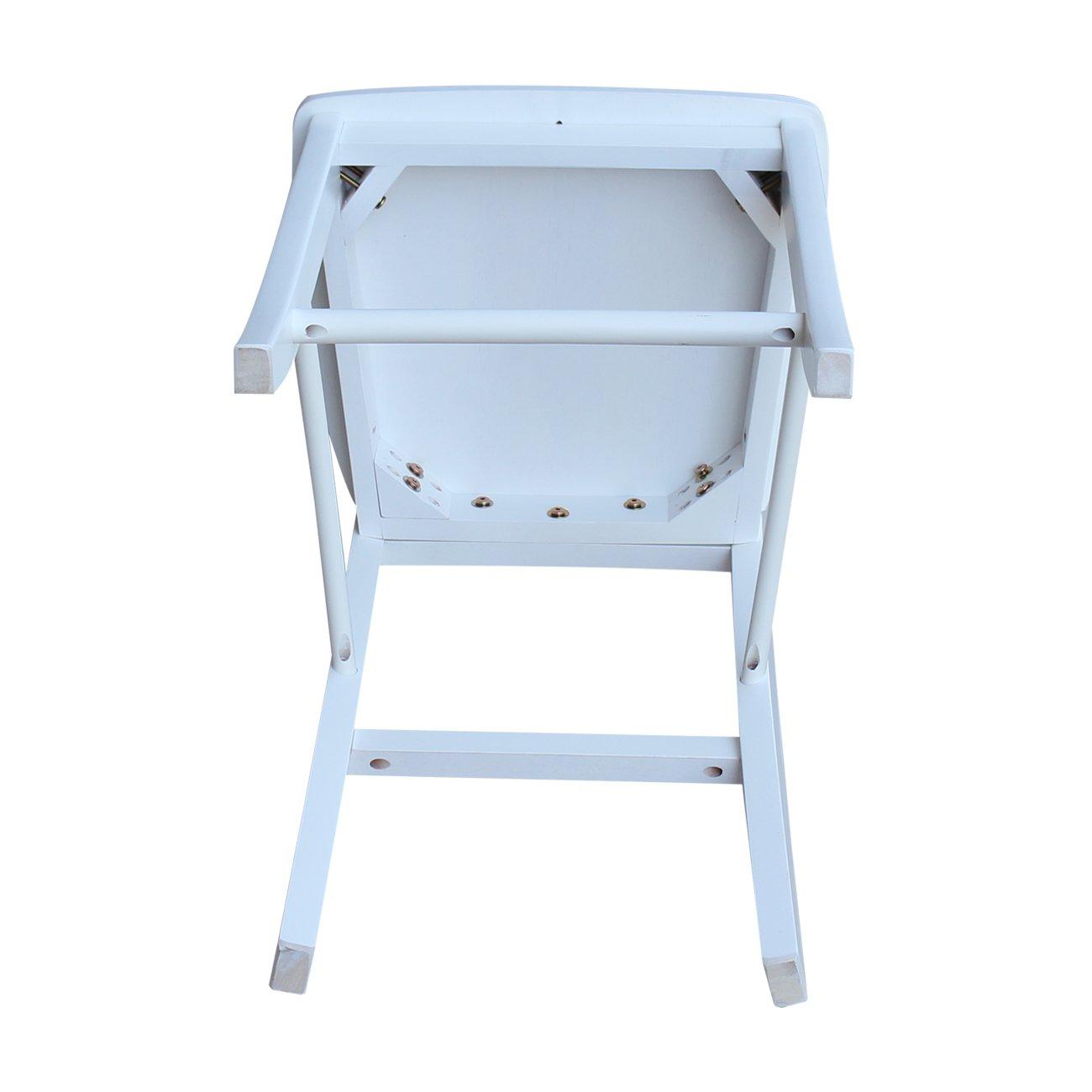 International Concepts X-Back Counter Height Stool - 24" Seat Height