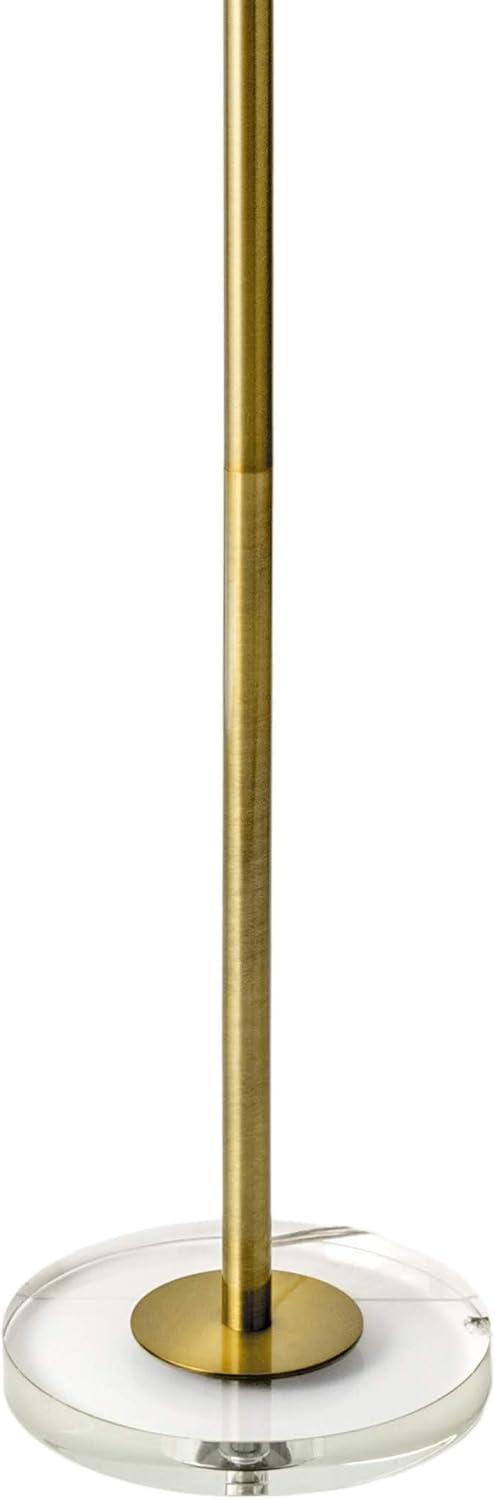 nuLOOM Dexter 60" Metal Floor Lamp Lighting - Brass 60" H x 16" W x 16" D