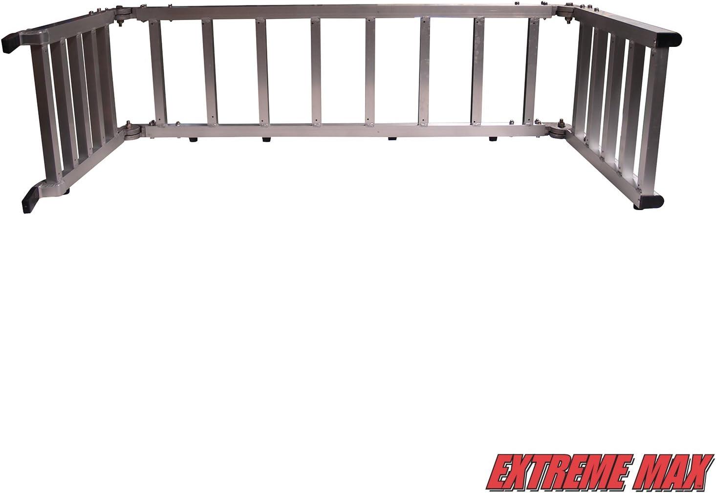 Extreme Max 5500.4076 7.5 ft. Motorcycle Bed Extender, Silver - 1500 lbs