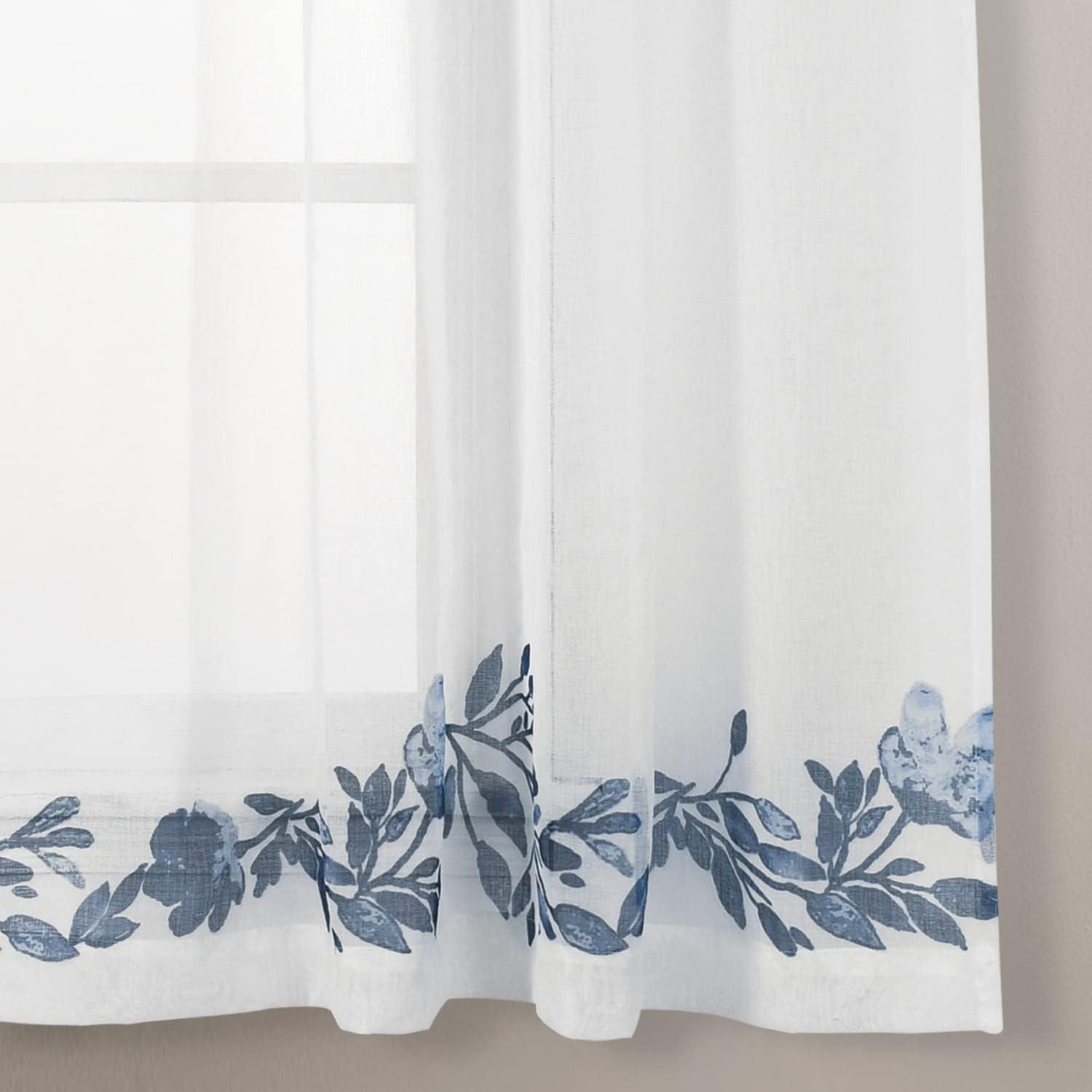 Polyester Sheer Curtain Pair (Set of 2)