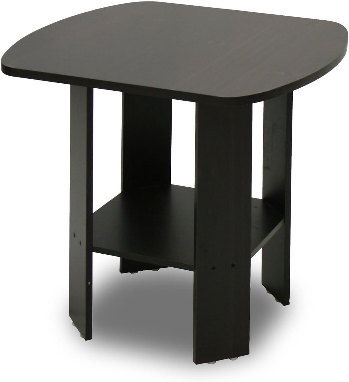 Furinno Simple Design End/SideTable,Creating a Trend of Simply Nature, Espresso