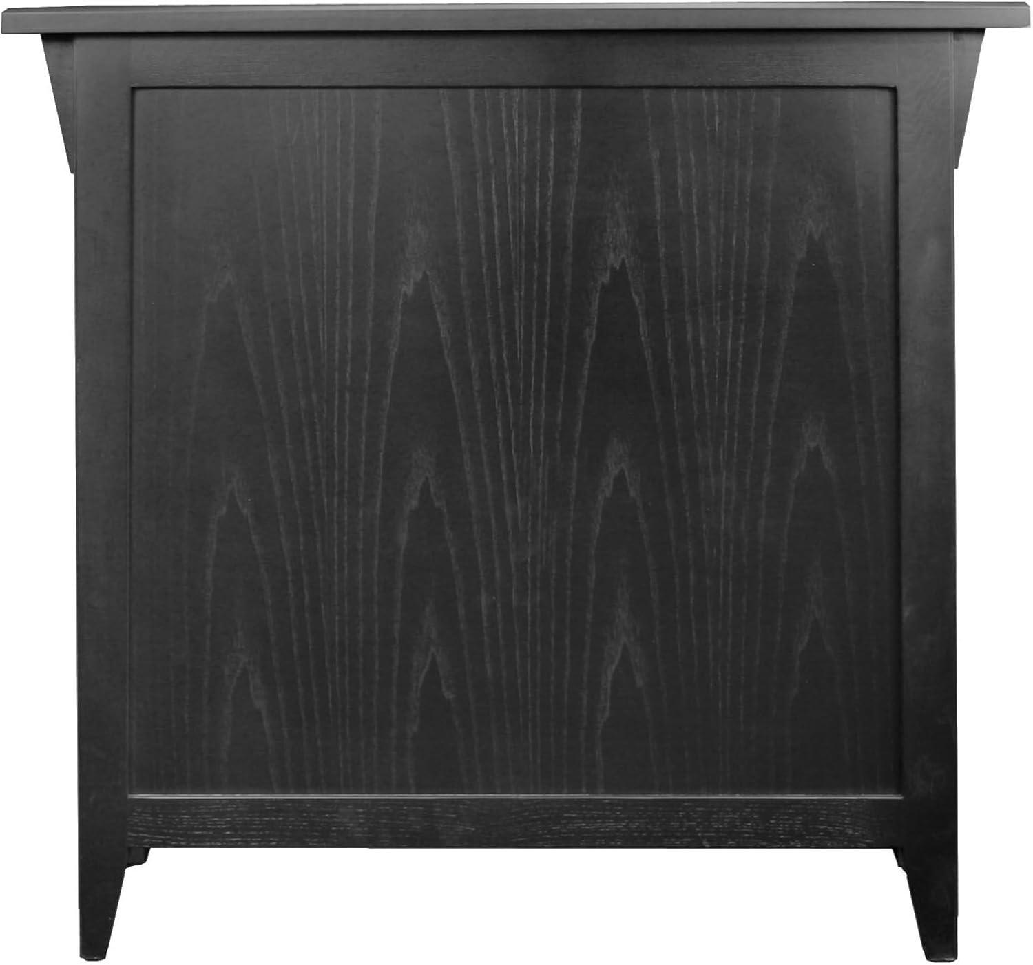 Mission Solid + Manufactured Wood Foyer Hall Cabinet Stand