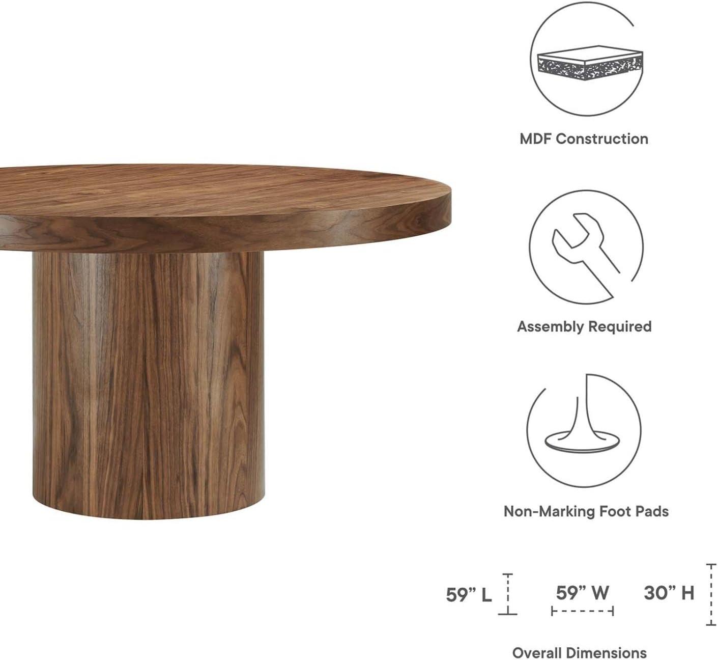 Modway Gratify 60" Round Dining Table