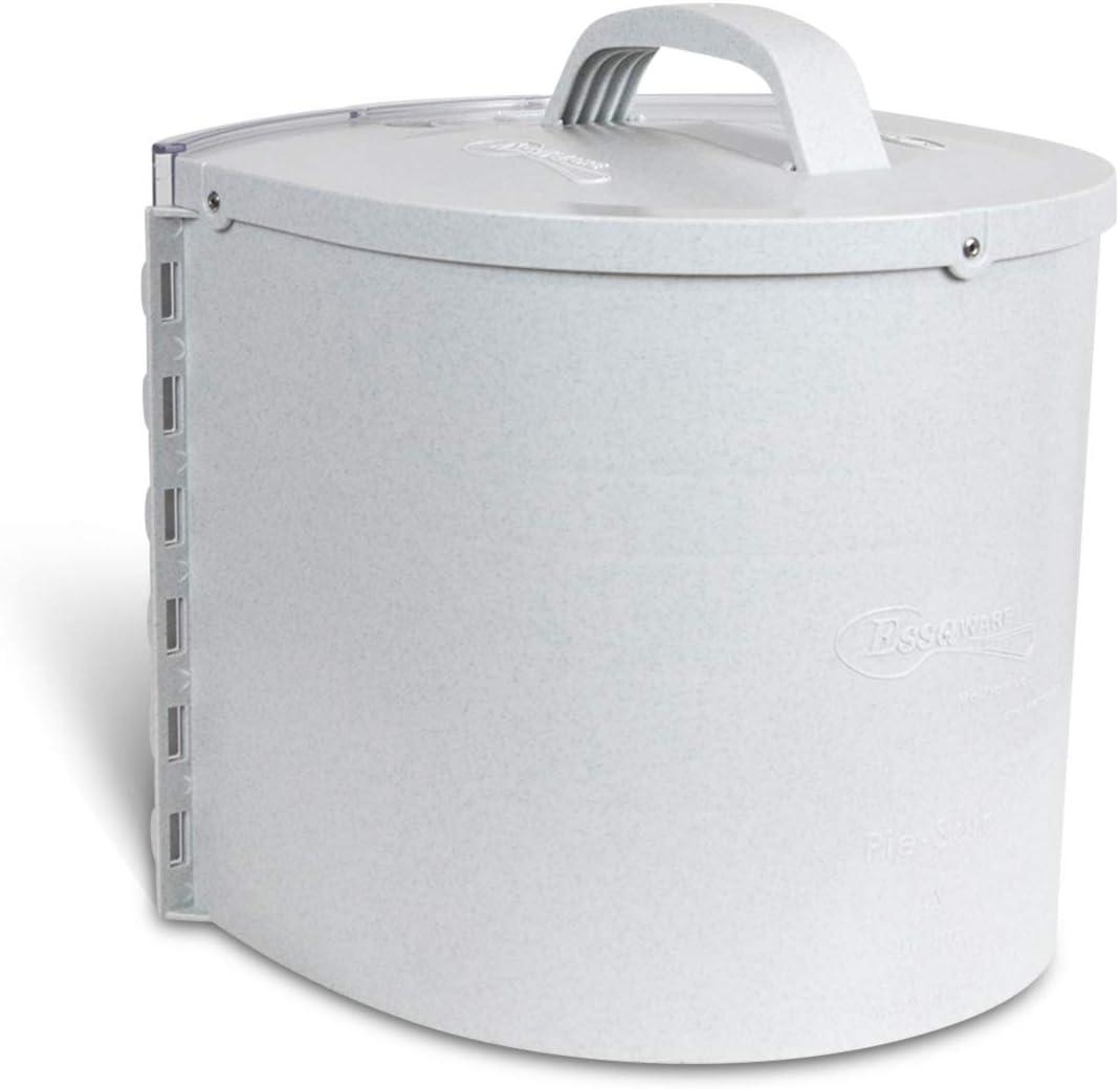 Clear BPA-Free Round Pie and Cake Storage Box with Adjustable Shelves