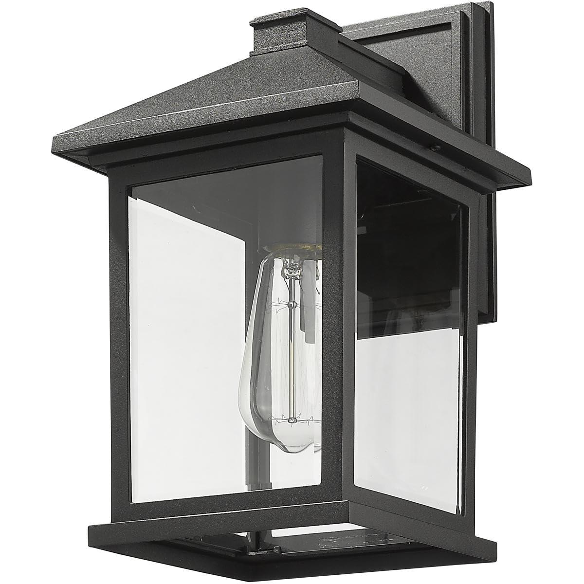 Z-Lite 531M-BK 1 Outdoor Wall Light, Black