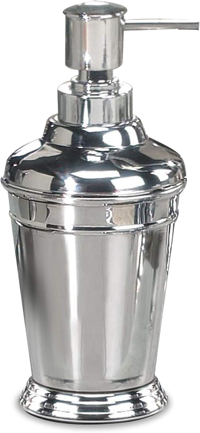 Nu Steel Timeless Stainless Steel Liquid Soap Dispenser : Microfiber, Machine Washable, Non-Slip Backing