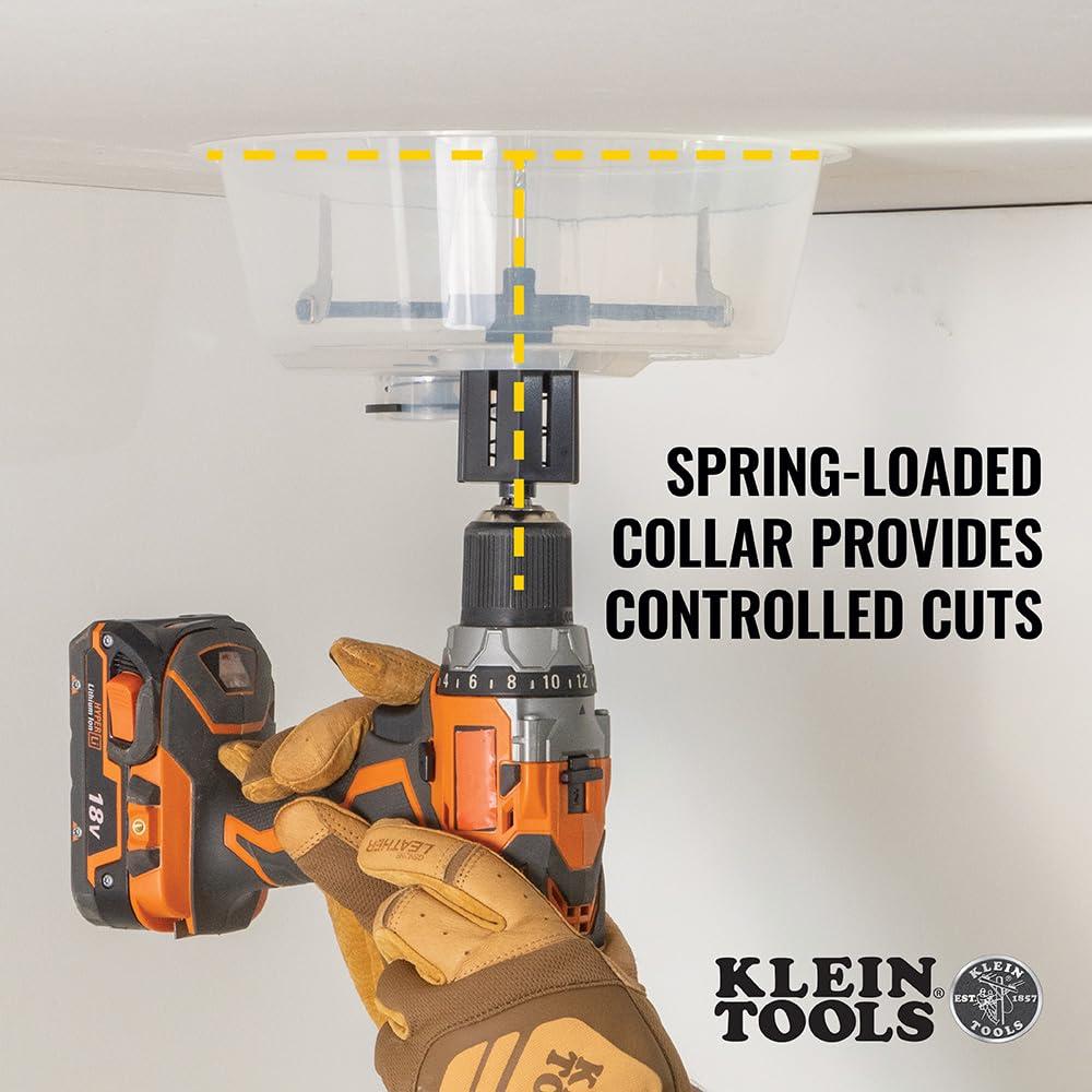 Klein Tools 53710 Adjustable Hole Saw with Auto-Set Arms