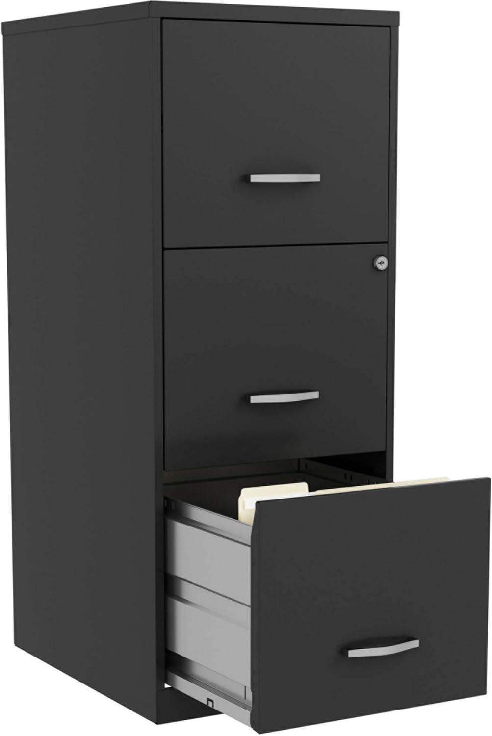 Beige Steel 2-Drawer Lockable Vertical File Cabinet