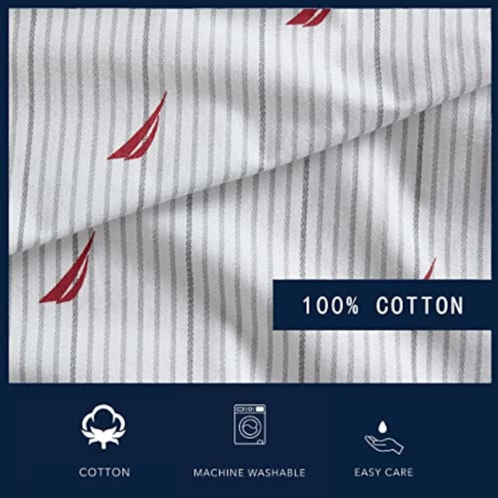 Nautica Nautica Printed Cotton Percale Sheet Sets