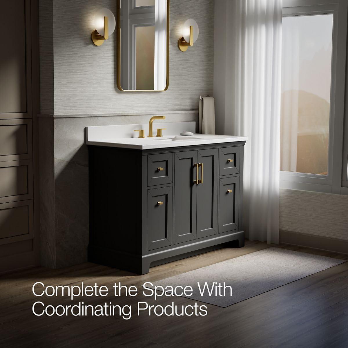 Charlemont 48 In. Bathroom Vanity Cabinet With Sink And Quartz Top