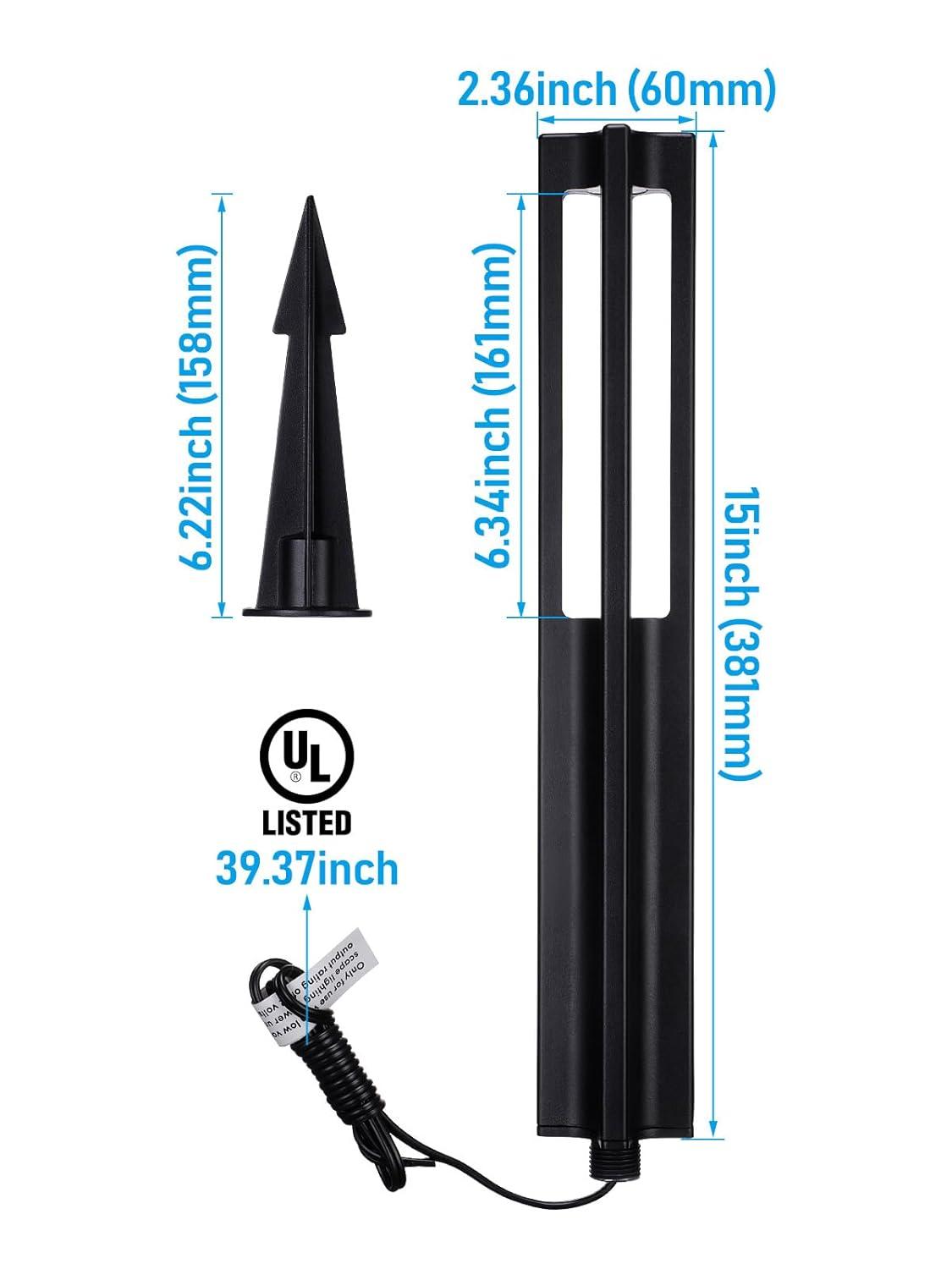 Integrated LED Aluminum Pathway Light