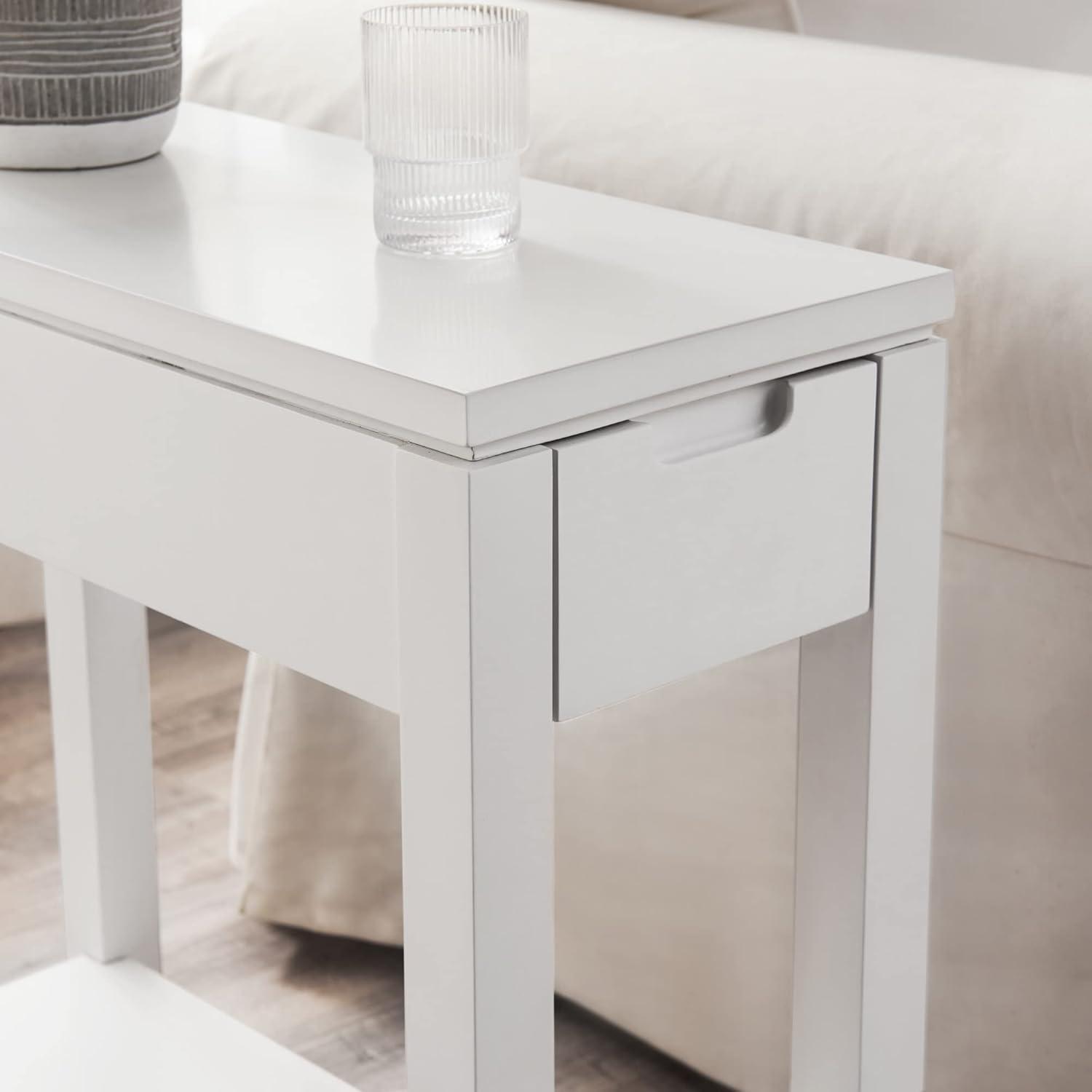 Cade Solid + Manufactured Wood Side Table