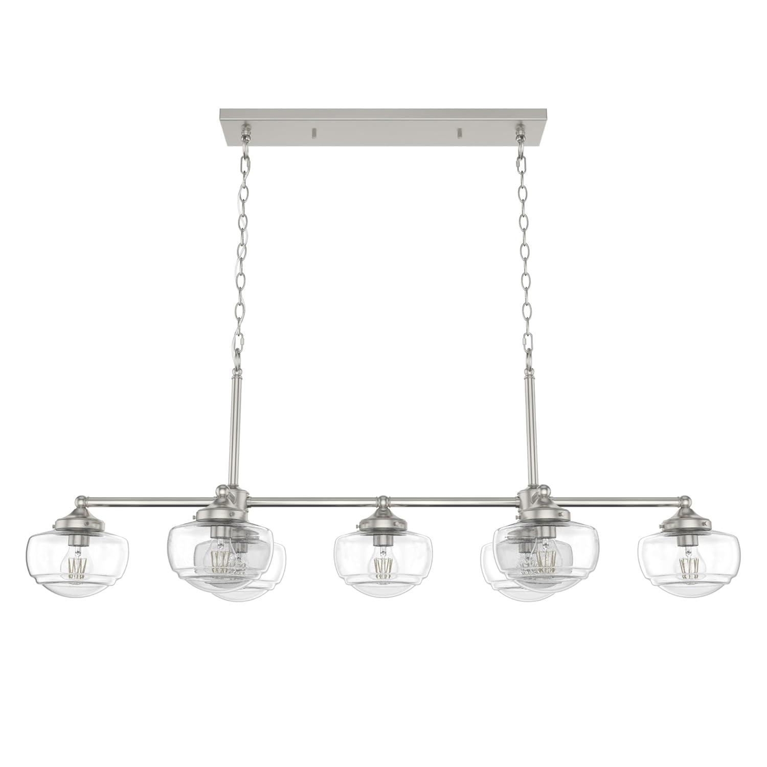 Saddle Creek 7 - Light Kitchen Island Linear Pendant