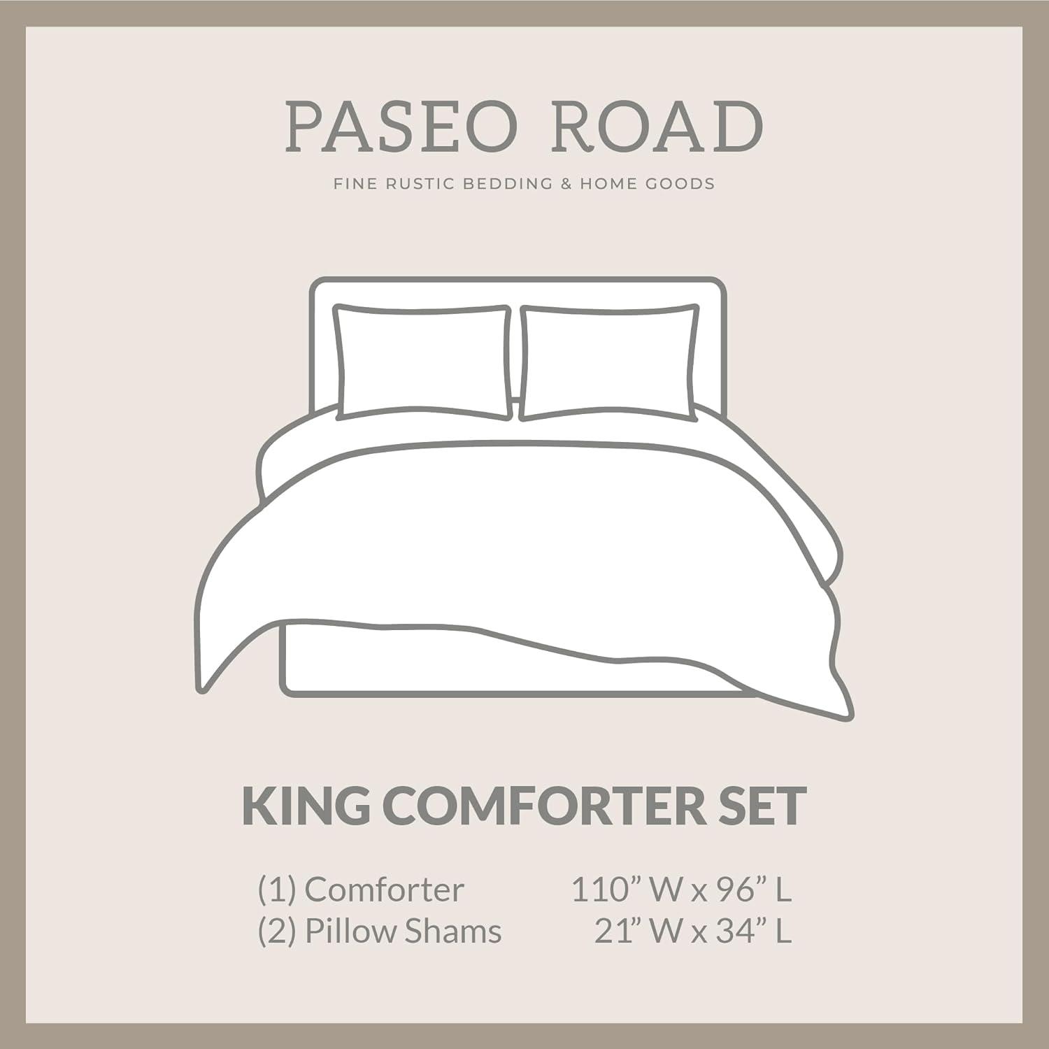 King Organic Cotton Gray Forest Comforter Set