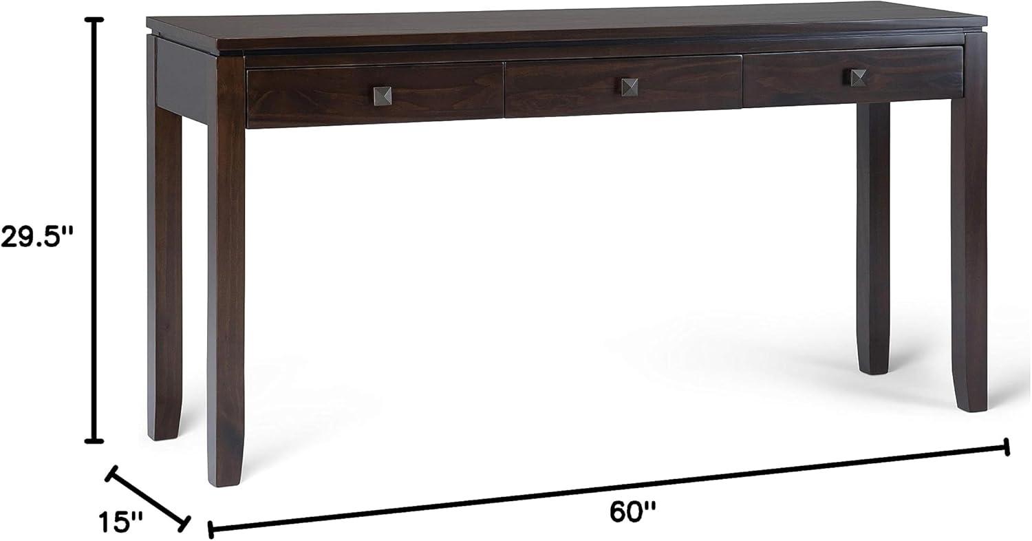 Cosmopolitan 60'' Solid Wood Console Table